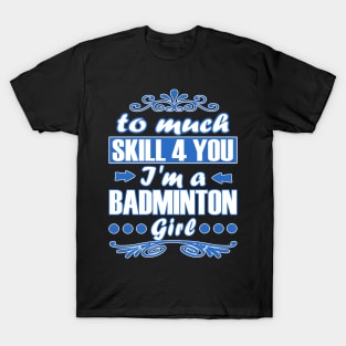 Badminton Badminton Racket Shuttlecock Net Women T-Shirt